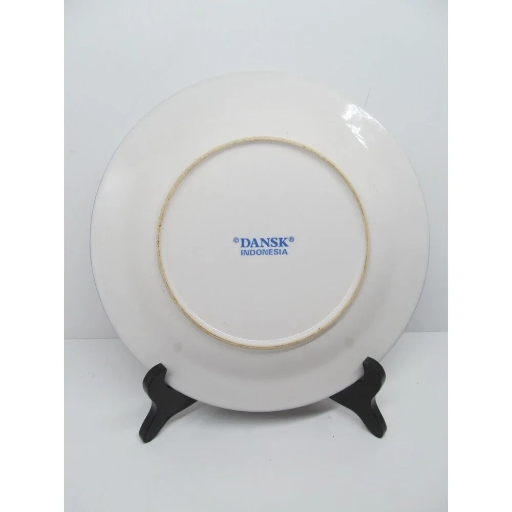 Dansk San Nicolo Blue Yellow Floral 9 1/4